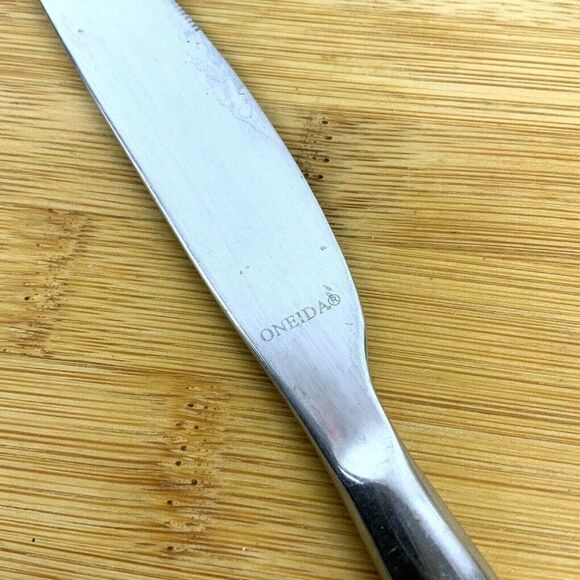 Oneida Leda 3 Knives 18/10 Stainless Steel Replacement Flatware Discontinued - Picture 4 of 6